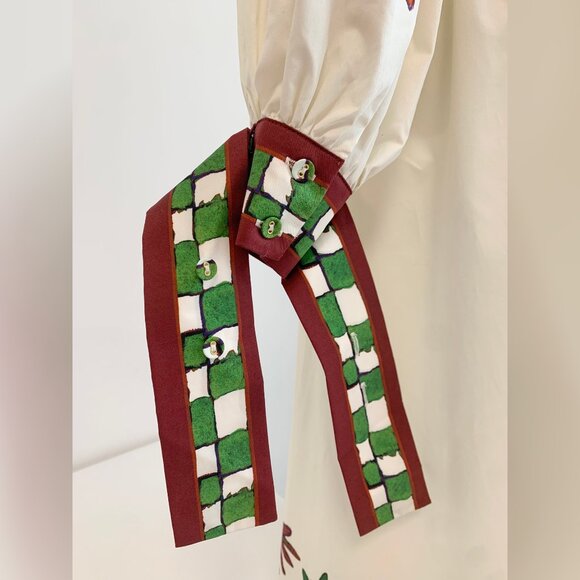 KATERINA V NECK MIDI DRESS - Picture 8 of 10